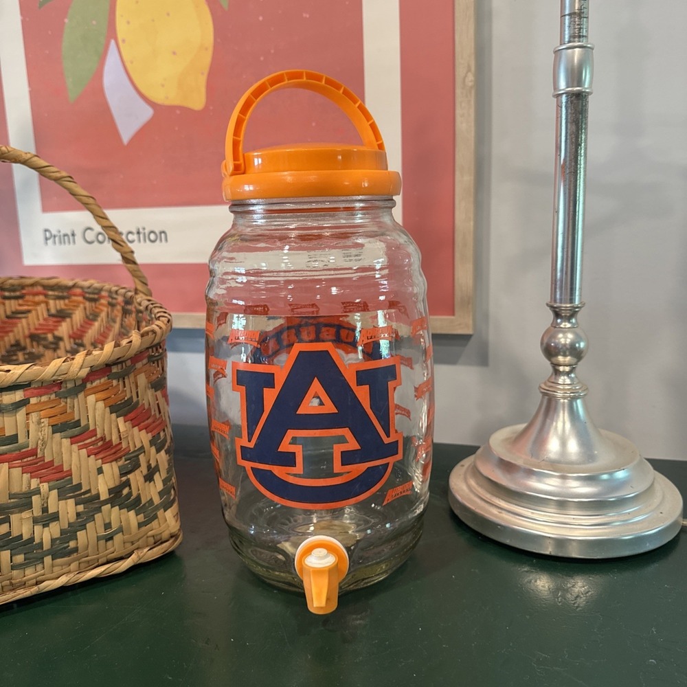 The Iron Bowl Auburn Tigers Bar Drink Dispenser Man Cave Tailgating Game Day SEC
